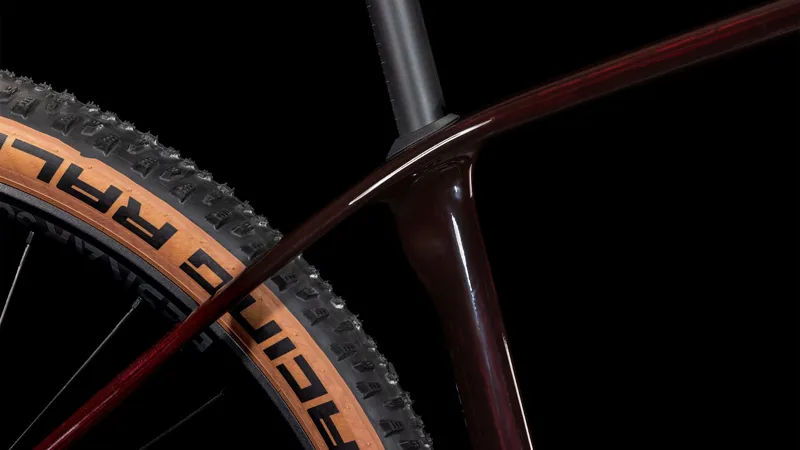 2025 Cube Reaction C:62 SLX - Carbon Hardtail Mountain Bike - Liquid Red / White-4