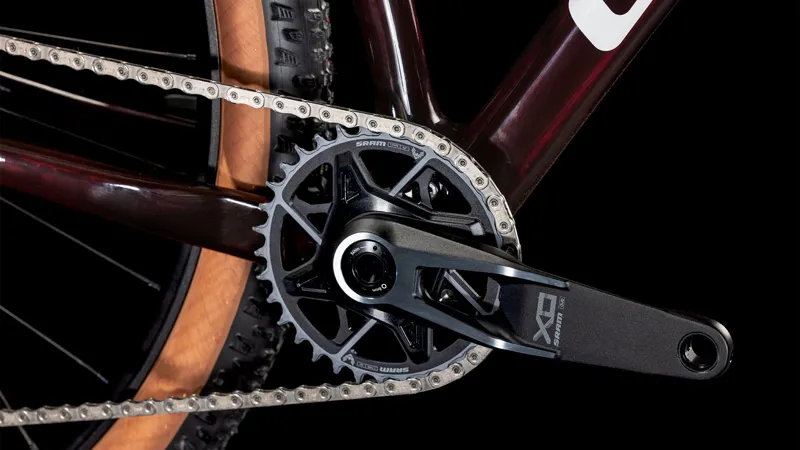 2025 Cube Reaction C:62 SLX - Carbon Hardtail Mountain Bike - Liquid Red / White-5