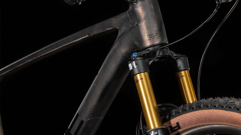 2025 Cube Phenix C:68X SLT - Carbon XC Mountain Bike - Liquid Lava / Black-6