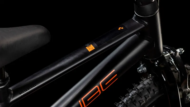 2025 Cube Numove 120 RT - 12inch wheel Kids Bike - Black / Orange-2