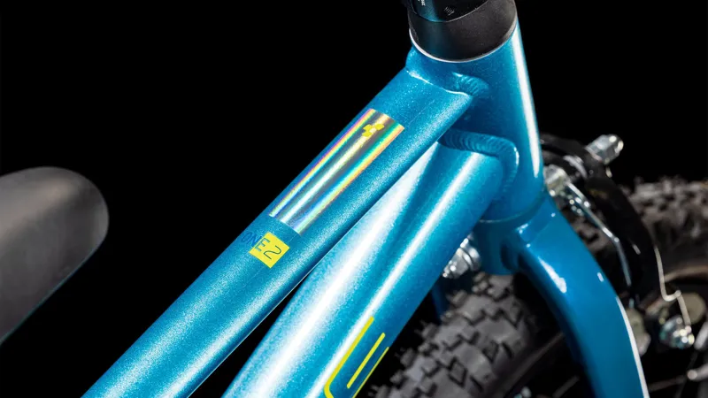 2025 Cube Numove 120 RT - 12inch wheel Kids Bike - Blue / Lime-2