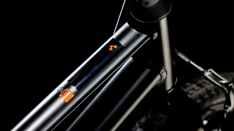 2025 Cube Numove 140 - 14inch wheel Kids Bike - Black / Orange-3