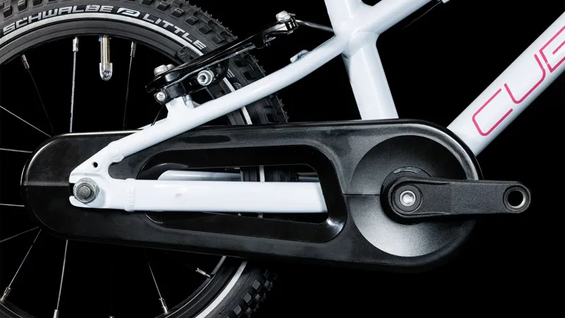 2025 Cube Numove 140 - 14inch wheel kids bike - Flash White / Pink-5