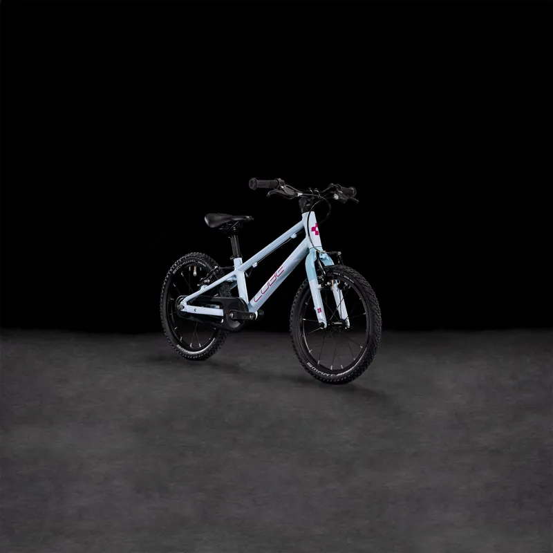 2025 Cube Numove 160 - 16inch wheel Kids Bike - Flash White / Pink-1