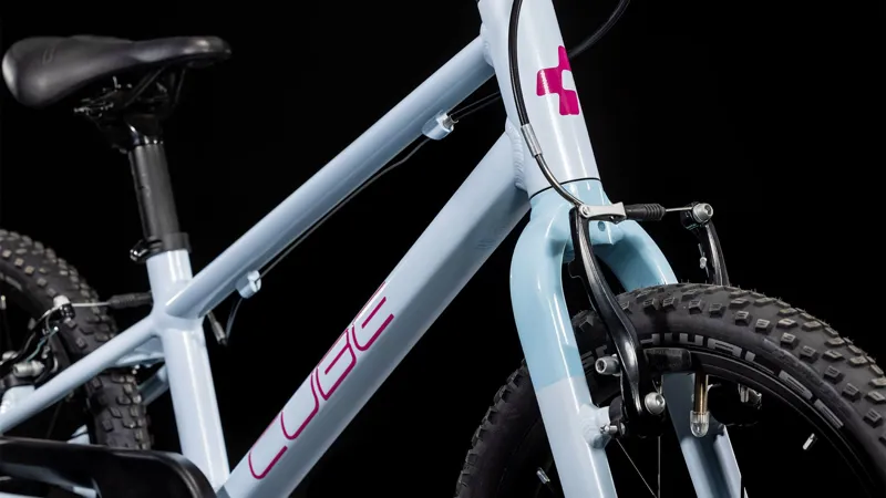 2025 Cube Numove 160 - 16inch wheel Kids Bike - Flash White / Pink-6