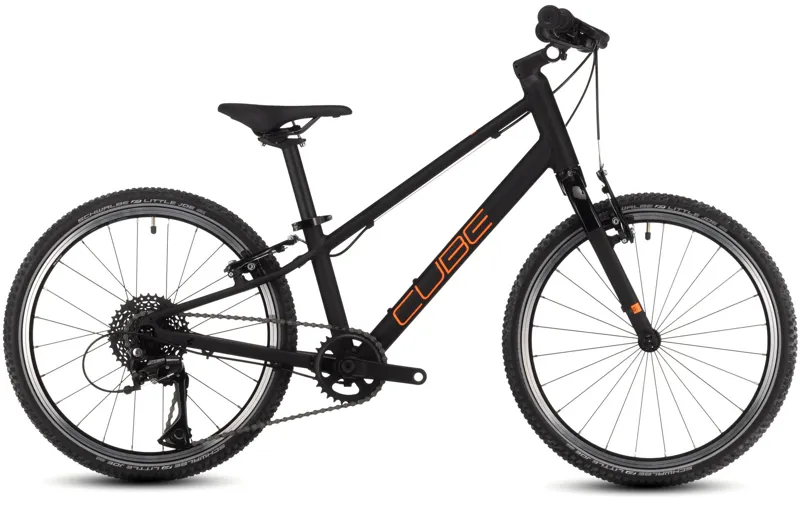 2025 Cube Numove 200 - 20inch wheel kids bike - Black / Orange