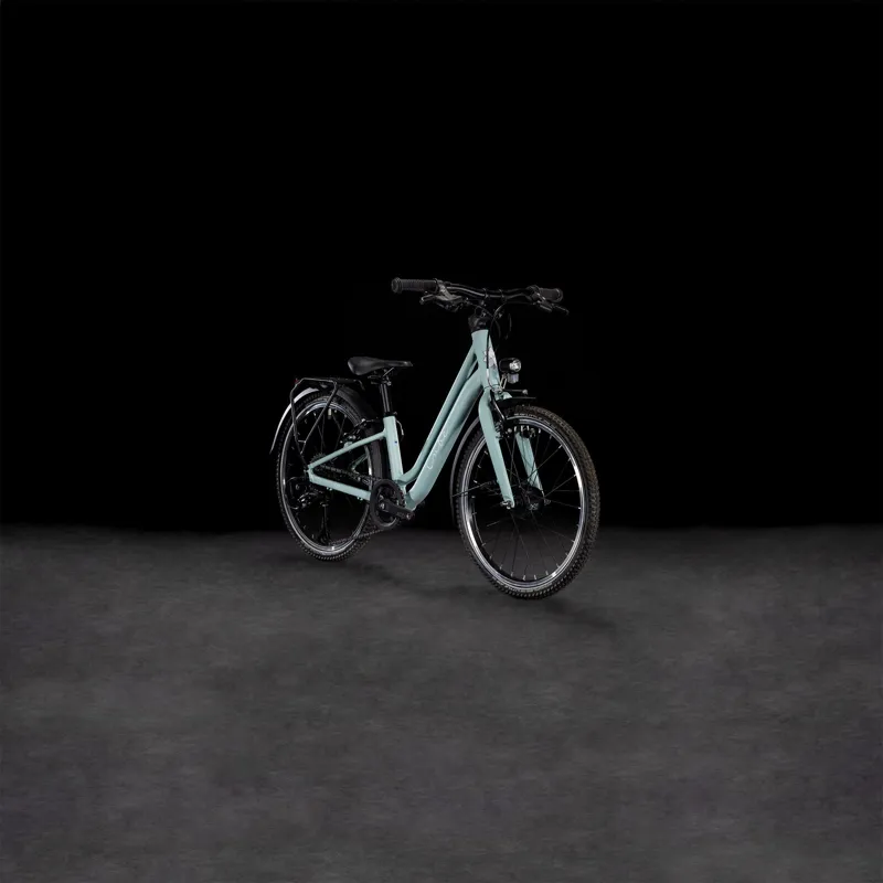 2025 Cube Ella 200 - 20inch wheel kids bike - Aloe Green / White-1