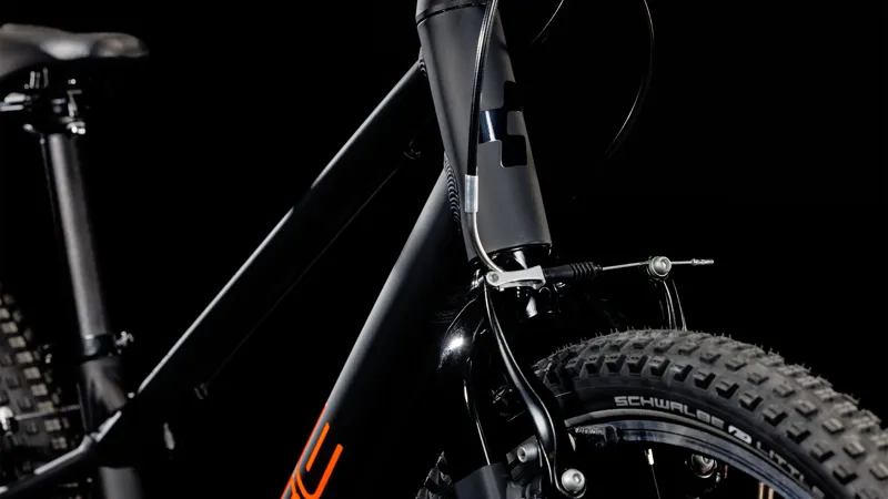 2025 Cube Numove 240 - 24inch wheel kids bike - Black / Orange-5