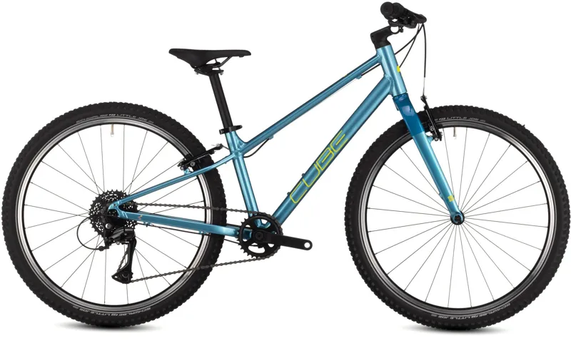 2025 Cube Numove 240 - 24inch wheel kids bike - Blue / Lime