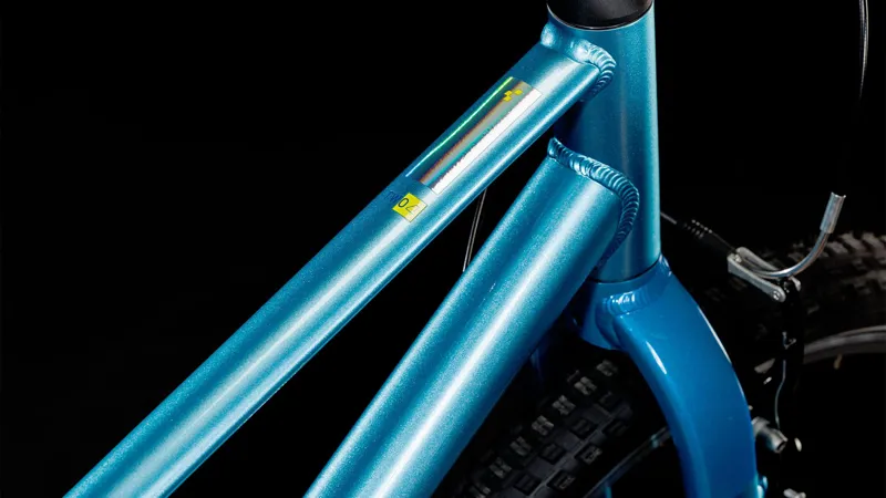 2025 Cube Numove 240 - 24inch wheel kids bike - Blue / Lime-2