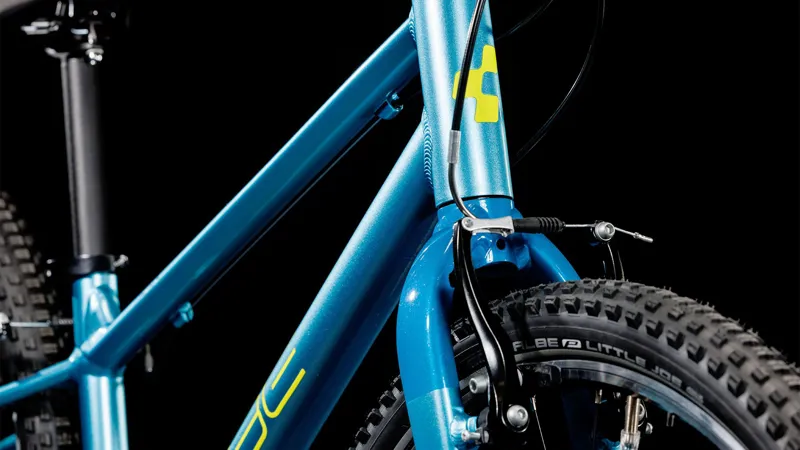 2025 Cube Numove 240 - 24inch wheel kids bike - Blue / Lime-6