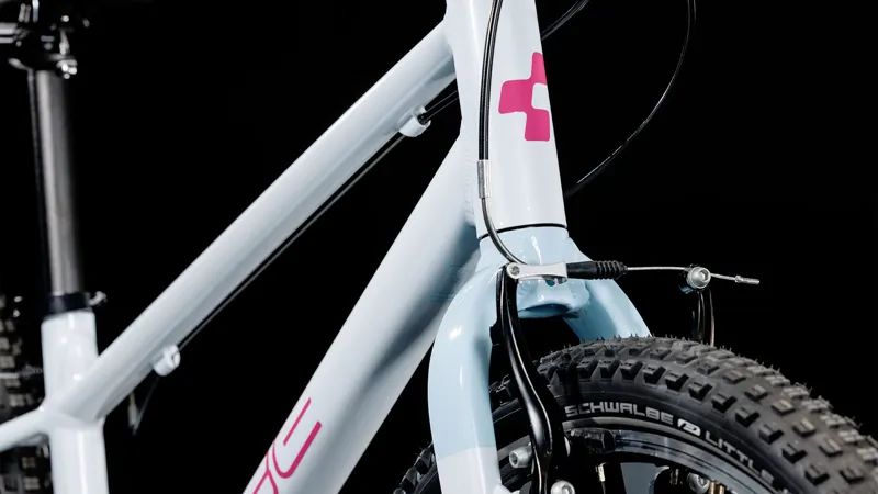 2025 Cube Numove 240 - 24inch wheel kids bike - Flash White / Pink-6