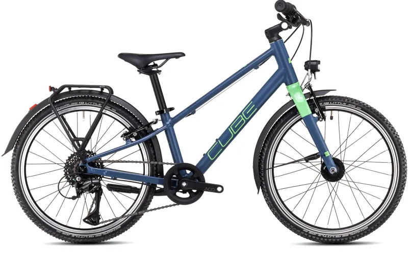 2025 Cube Numove 240 Street - 24inch wheel kids bike - Naval Blue / Apple