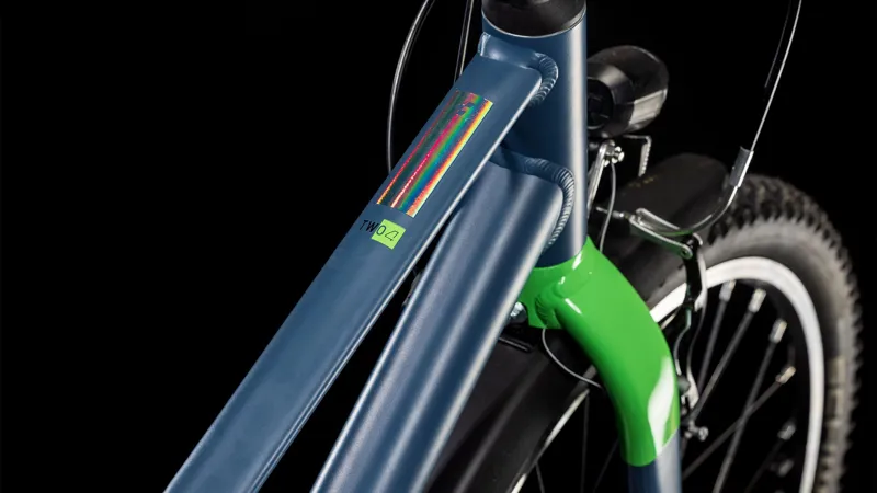 2025 Cube Numove 240 Street - 24inch wheel kids bike - Naval Blue / Apple-2