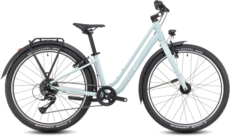 2025 Cube Ella 240 - 24inch wheel kids bike - Aloe Green / White