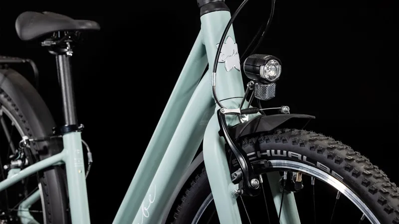 2025 Cube Ella 240 - 24inch wheel kids bike - Aloe Green / White-4