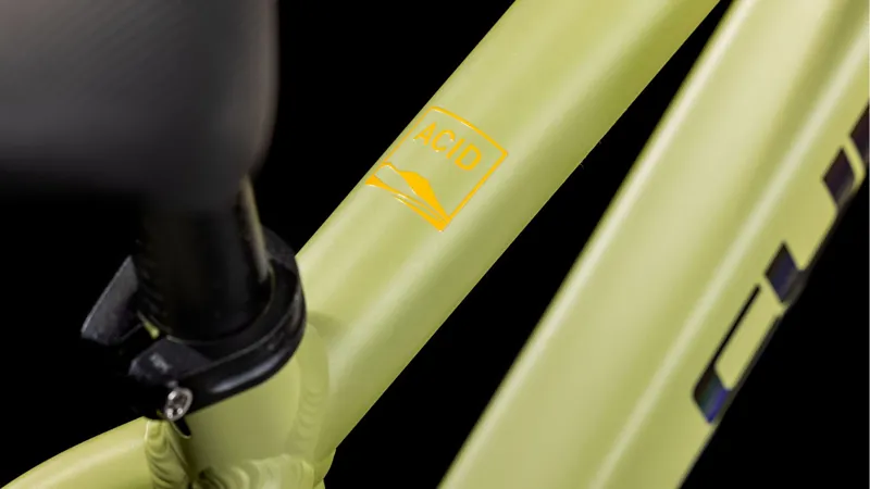 2025 Cube Acid 160 - 16inch wheel kids bike - Light Olive / Orange-3