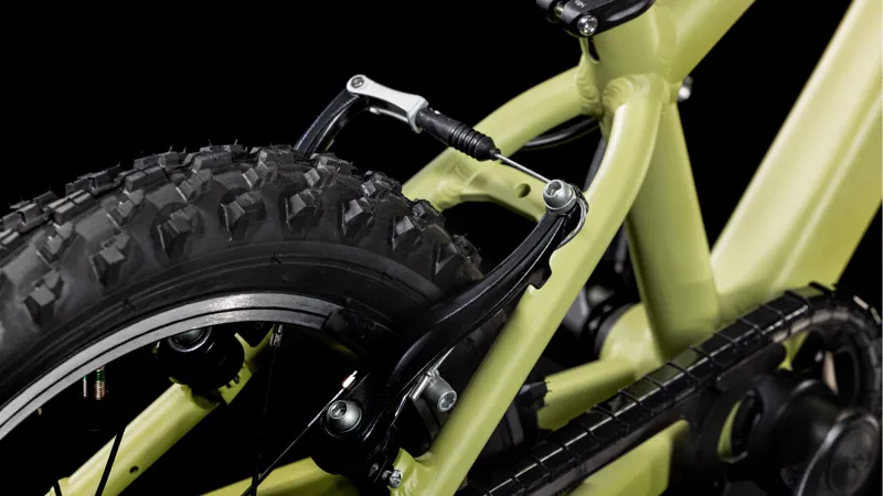 2025 Cube Acid 160 - 16inch wheel kids bike - Light Olive / Orange-4