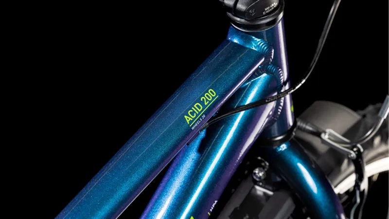 2025 Cube Acid 200 - 20inch wheel kids bike - Deep Cobalt / Apple-2