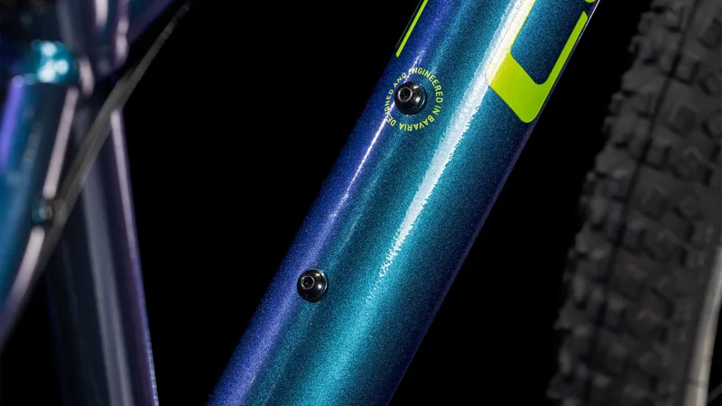 2025 Cube Acid 240 Allroad - 24inch wheel kids bike - Deep Cobalt / Apple-4