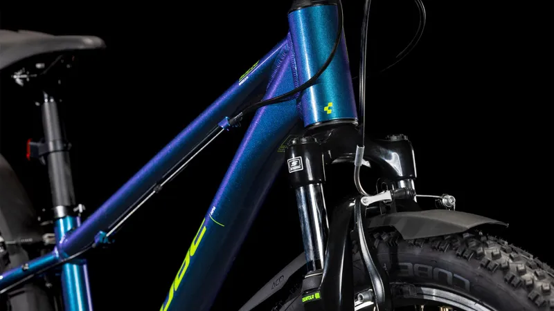 2025 Cube Acid 240 Allroad - 24inch wheel kids bike - Deep Cobalt / Apple-6