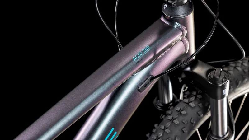 2025 Cube Acid 260 Disc - 26inch wheel kids bike - Galactic / Cyan-2