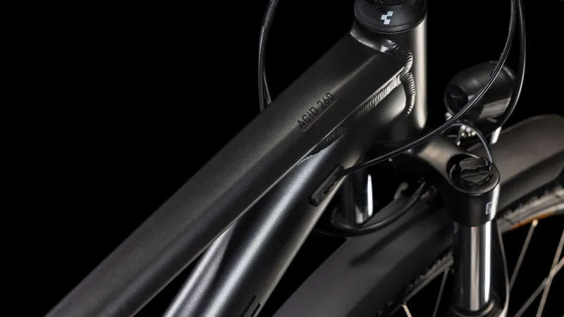 2025 Cube Acid 260 Allroad - 26inch wheel kids bike - Grey / Flash-2