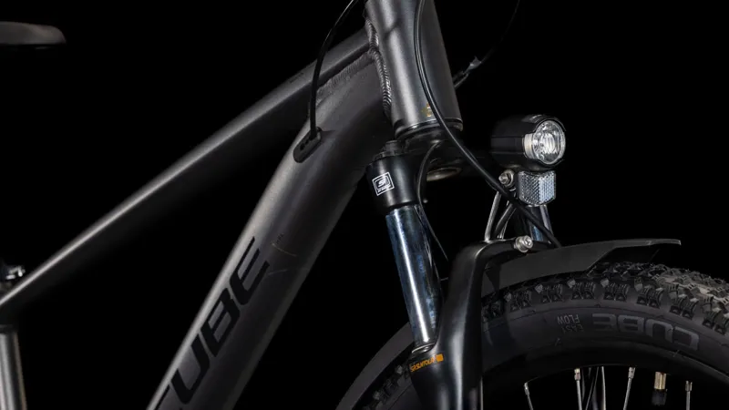 2025 Cube Acid 260 Allroad - 26inch wheel kids bike - Grey / Flash-5