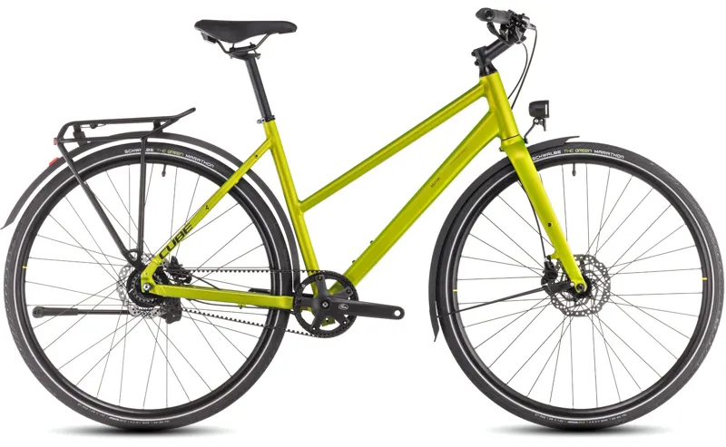 2025 Cube Editor Race FE - Fully equipped Belt drive Hybrid Bike - Lizard / Blac