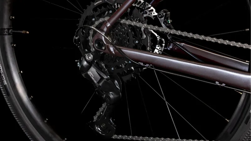 2025 Cube Nulane One - Trapeze frame Hybrid Bike - Mineral Grey / Black-3