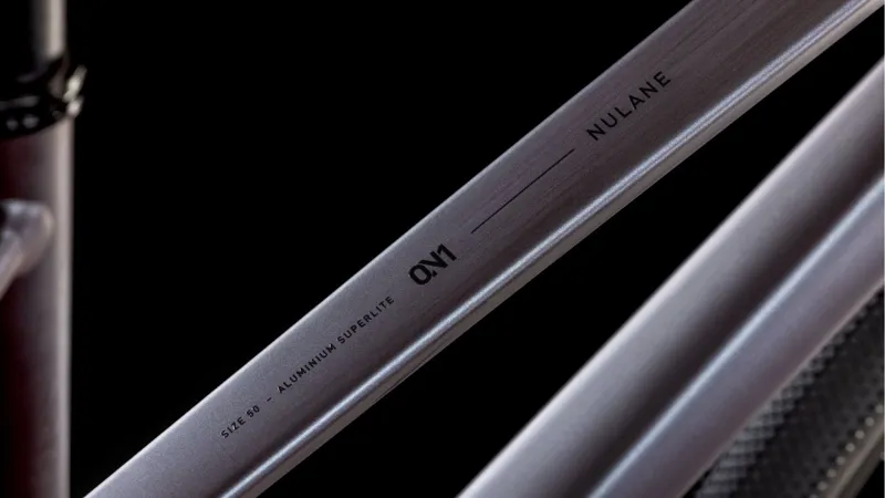 2025 Cube Nulane One - Trapeze frame Hybrid Bike - Mineral Grey / Black-4