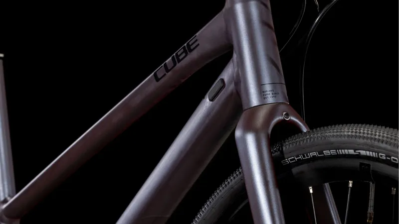 2025 Cube Nulane One - Trapeze frame Hybrid Bike - Mineral Grey / Black-6