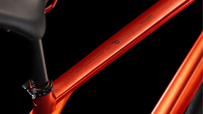 2025 Cube Nulane Pro - Classic frame Hybrid Bike - Fire Orange / Black-2