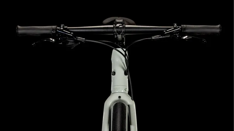 2025 Cube Nulane C:62 SLX - Classic frame Cabon Hybrid Bike - Dessert Stone / Green-5