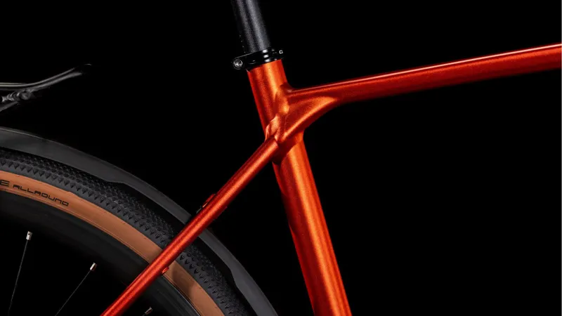 2025 Cube Nulane Pro FE - Fully Equipped Classic frame Hybrid Bike - Fire Orange / Black-3