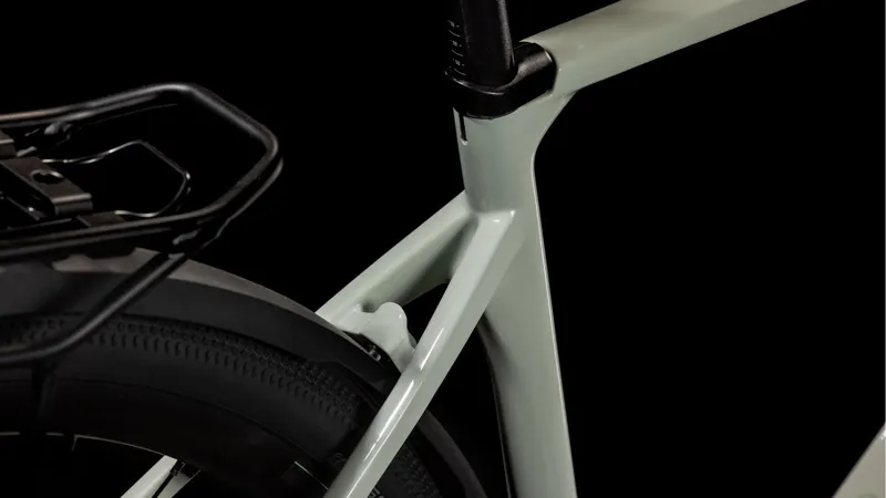 2025 Cube Nulane C:62 SLX FE - Fully Equipped Classic frame Cabon Hybrid Bike - Dessert Stone / Green-4