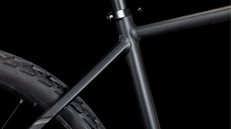 2025 Cube Nature - Classic frame Hybrid Bike - Black / Black-4