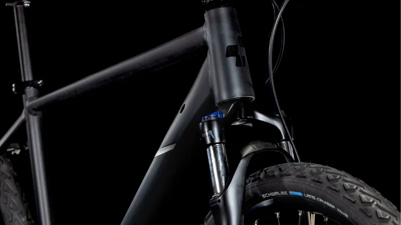 2025 Cube Nature - Classic frame Hybrid Bike - Black / Black-5