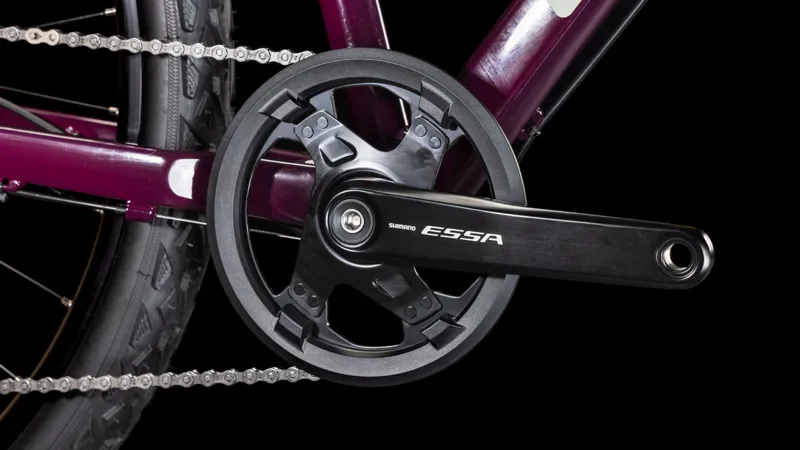 2025 Cube Nature - Trapeze frame Hybrid Bike - Amarone / Lunar-5