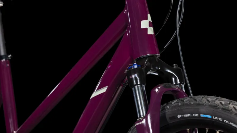 2025 Cube Nature - Trapeze frame Hybrid Bike - Amarone / Lunar-6