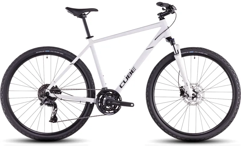 2025 Cube Nature Pro - Classic frame Hybrid Bike - Cotton / Black