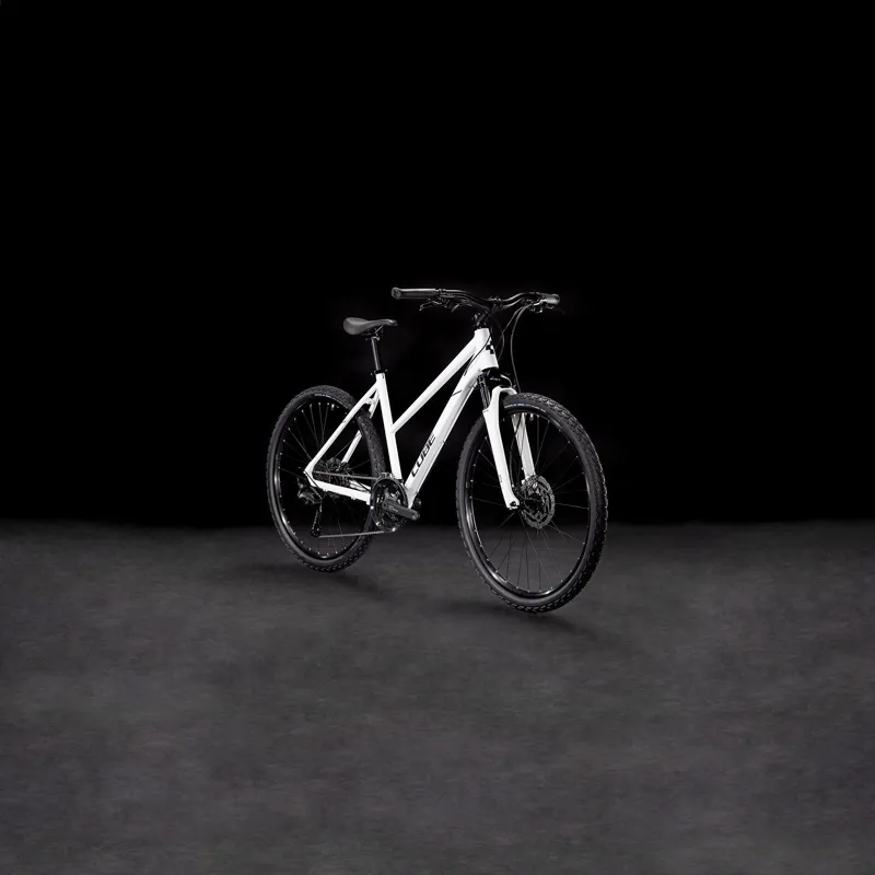 2025 Cube Nature Pro - Trapeze frame Hybrid Bike - Cotton / Black-1