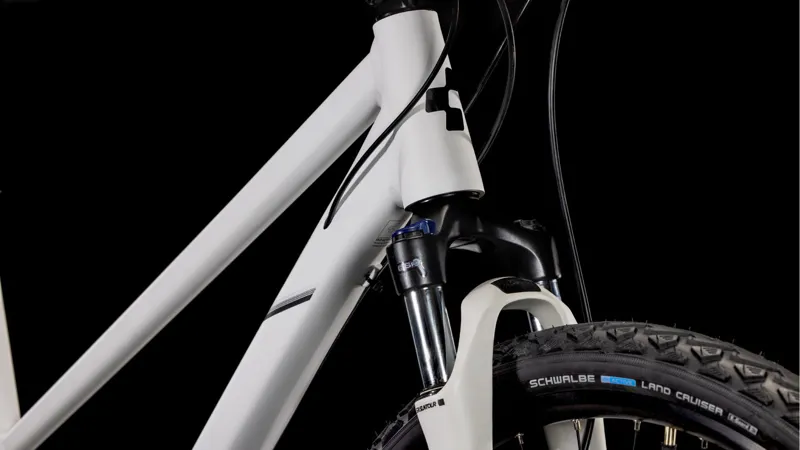 2025 Cube Nature Pro - Trapeze frame Hybrid Bike - Cotton / Black-6