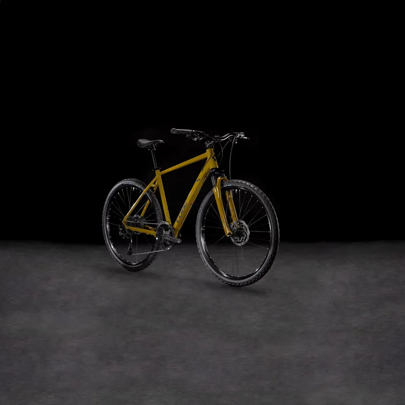 2025 Cube Nature Pro - Classic frame Hybrid Bike - Willow Green / Black-1