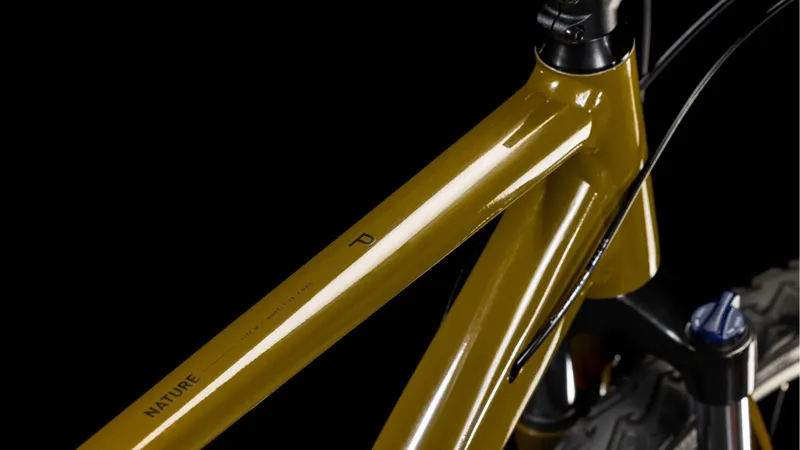 2025 Cube Nature Pro - Classic frame Hybrid Bike - Willow Green / Black-2