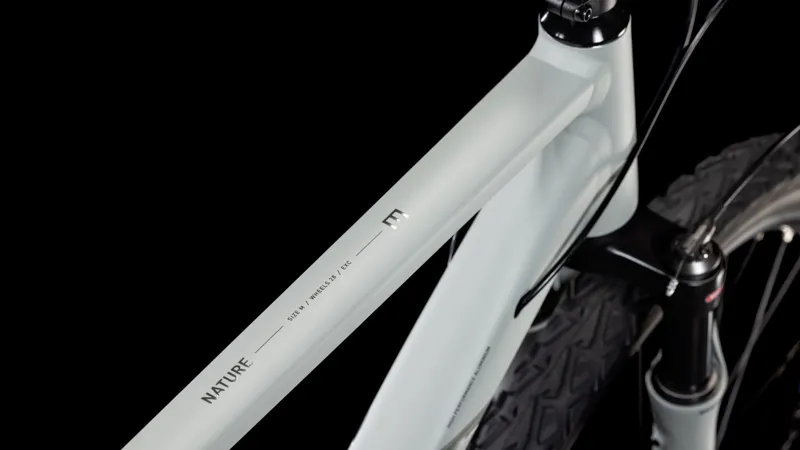 2025 Cube Nature EXC - Hybrid Bike - Sea Salt / Pyrite-2