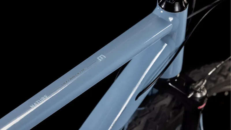 2025 Cube Nature EXC - Hybrid Bike - Pigeon Blue / Black-2