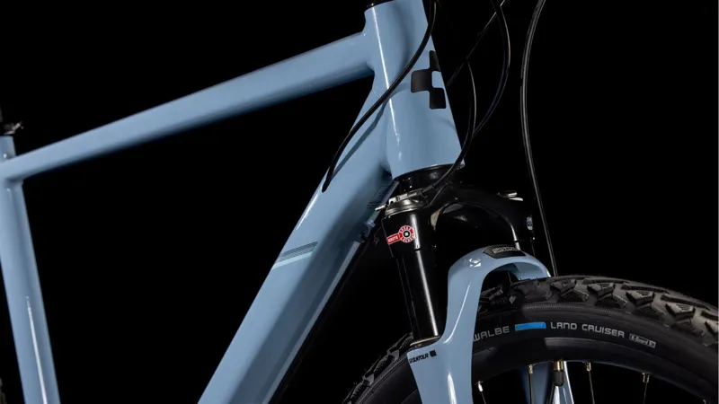 2025 Cube Nature EXC - Hybrid Bike - Pigeon Blue / Black-6