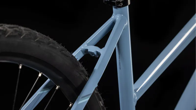 2025 Cube Nature EXC - Trapeze frame Hybrid Bike - Pigeon Blue / Black-4