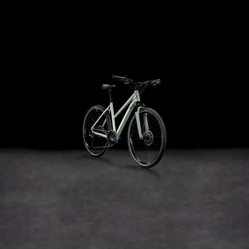 2025 Cube Nature SLX - Trapeze frame Hybrid Bike - Pistacio / Palemint-1